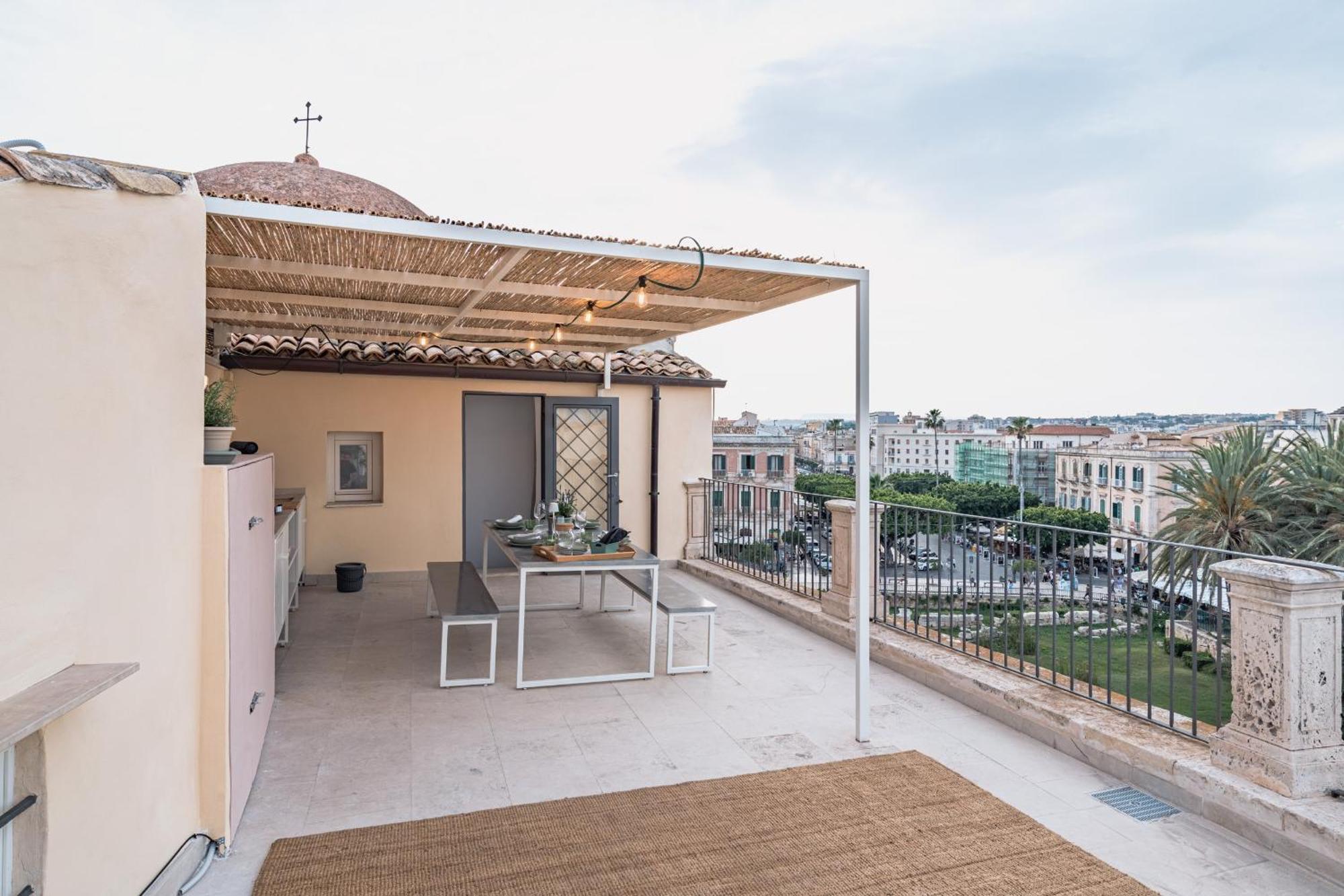 Alma Maris Terrazza Al Tempio By Bed&Bros Apartment Сиракуза Екстериор снимка